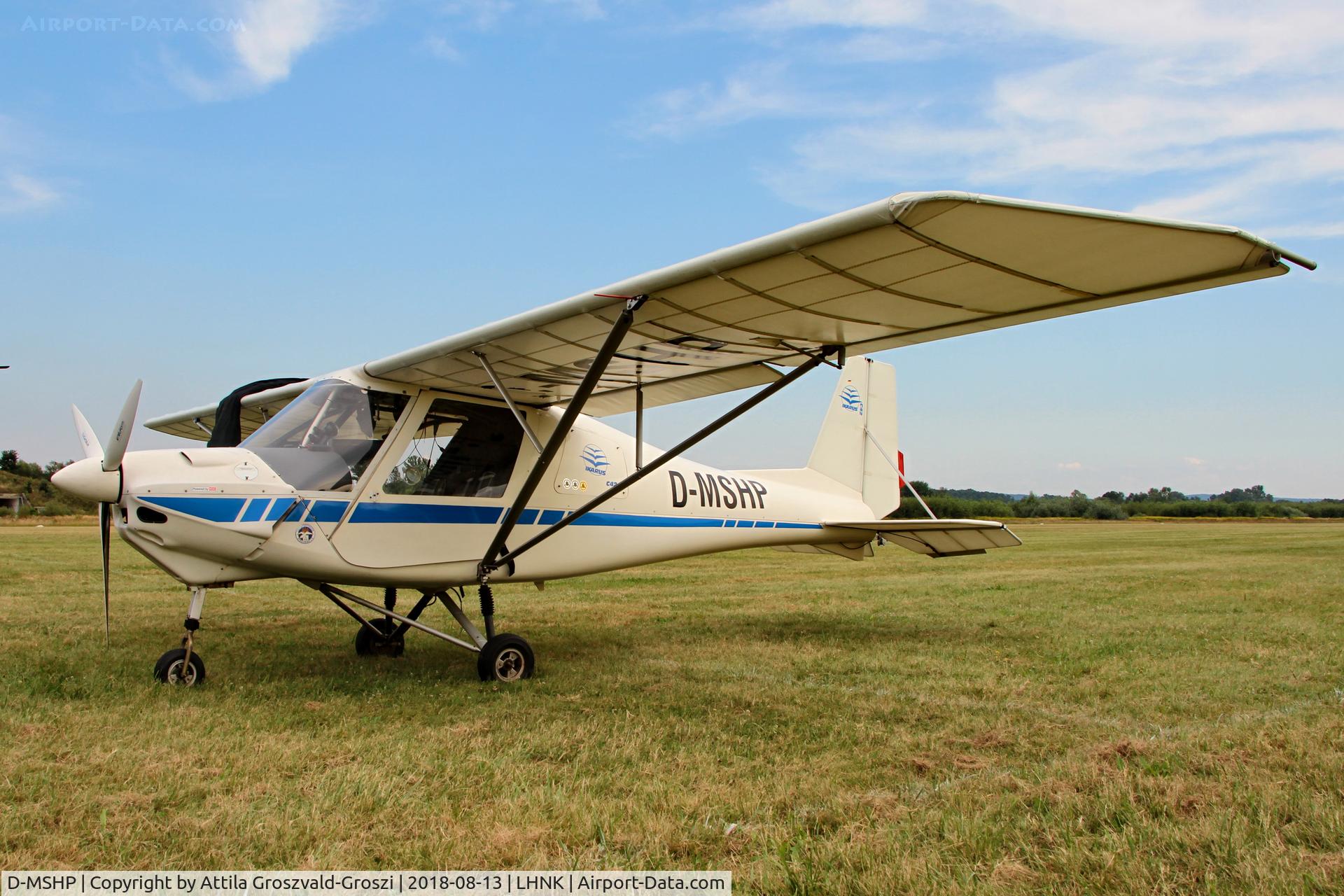 D-MSHP, Comco Ikarus C42 Cyclone C/N 0001-6236, Nagykanizsa Airport, Hungary. 16th FAI World Microlight Championship 2018 Nagykanizsa.
