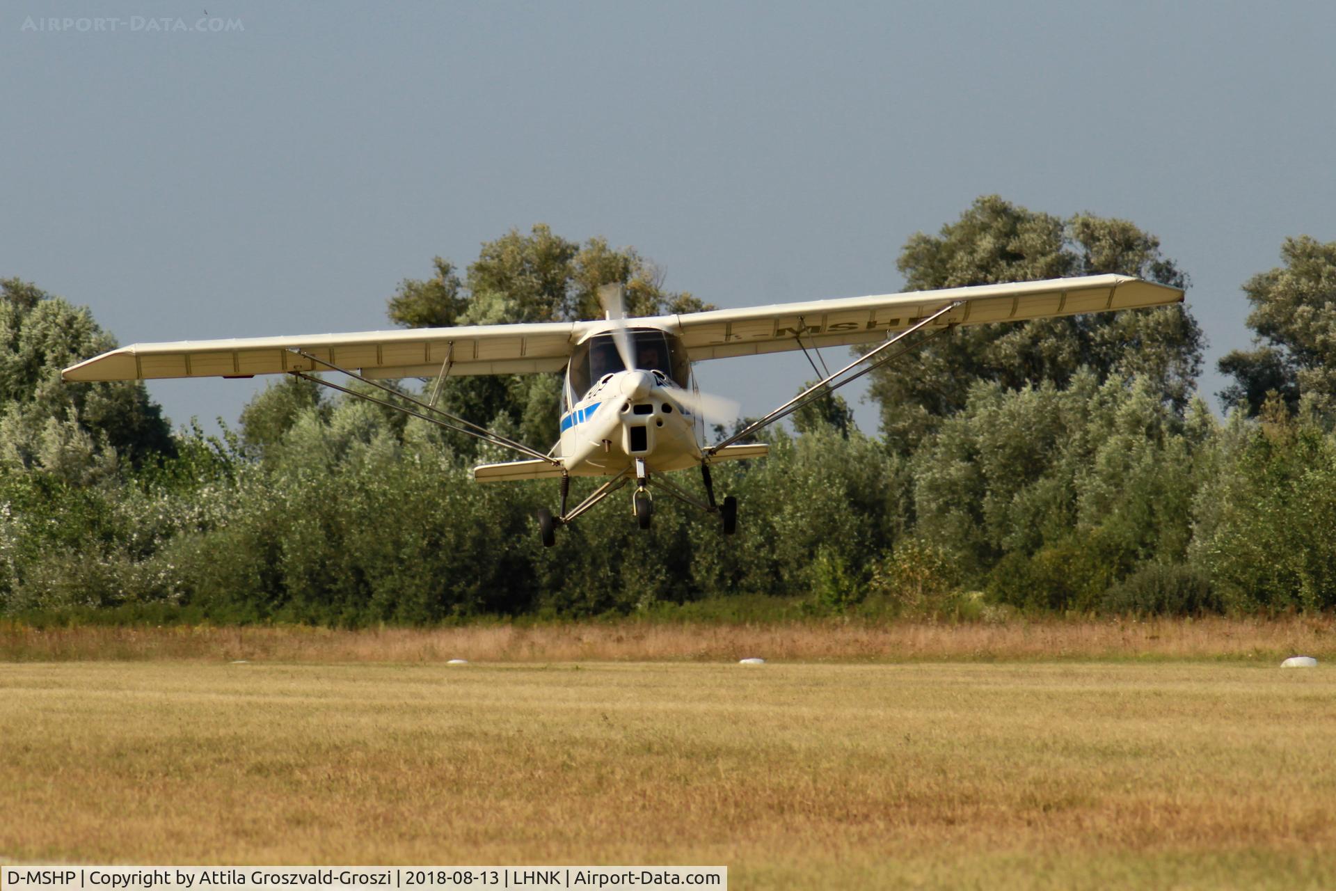 D-MSHP, Comco Ikarus C42 Cyclone C/N 0001-6236, Nagykanizsa Airport, Hungary. 16th FAI World Microlight Championship 2018 Nagykanizsa.
