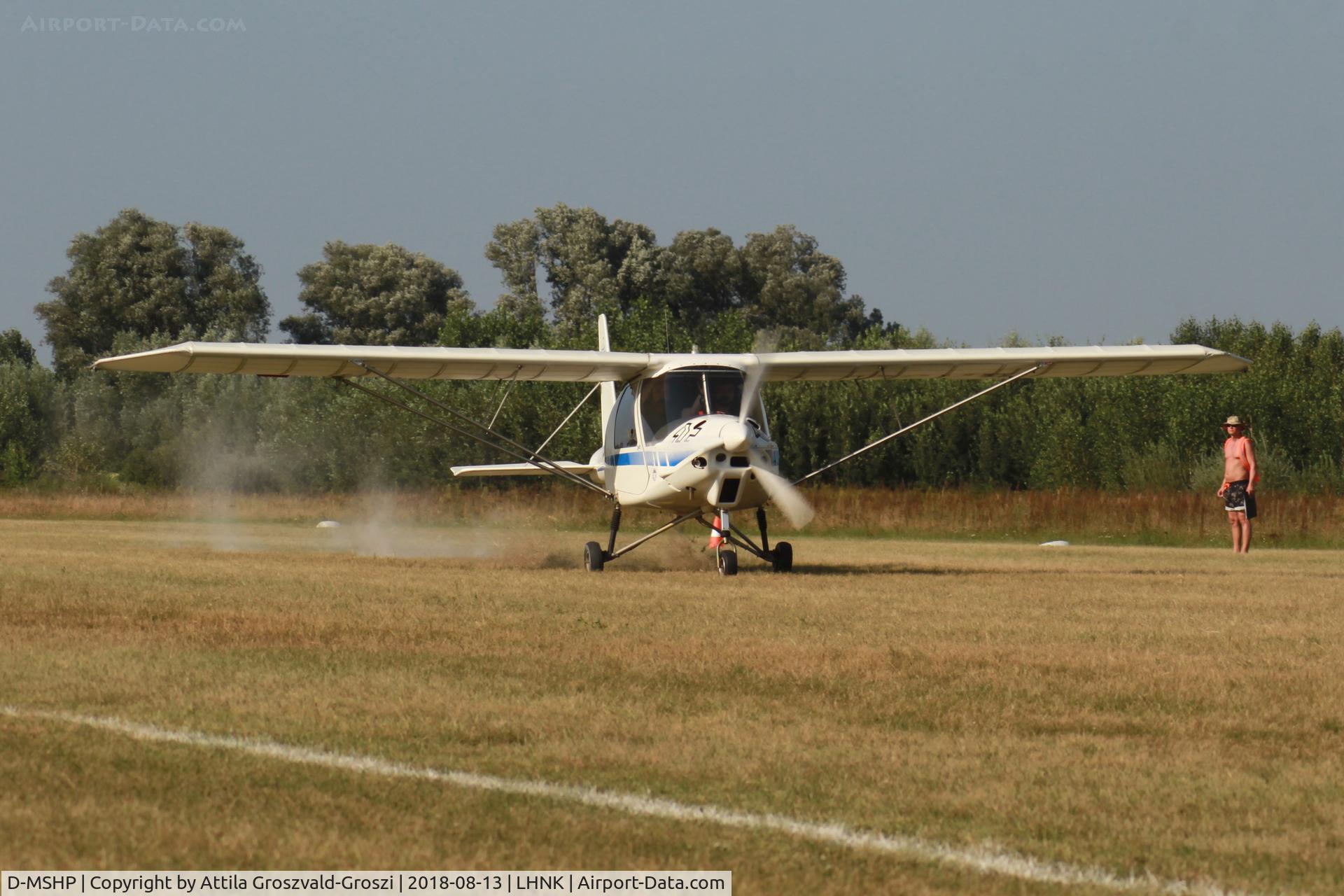 D-MSHP, Comco Ikarus C42 Cyclone C/N 0001-6236, Nagykanizsa Airport, Hungary. 16th FAI World Microlight Championship 2018 Nagykanizsa.