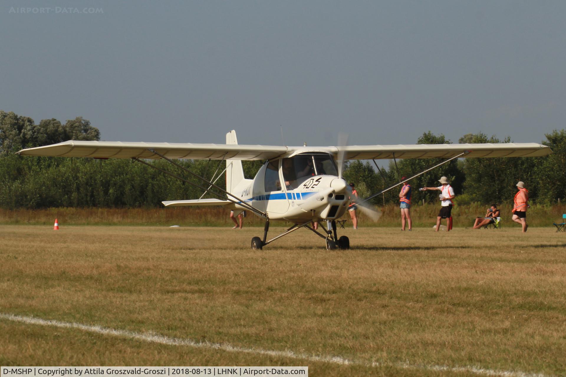 D-MSHP, Comco Ikarus C42 Cyclone C/N 0001-6236, Nagykanizsa Airport, Hungary. 16th FAI World Microlight Championship 2018 Nagykanizsa.
