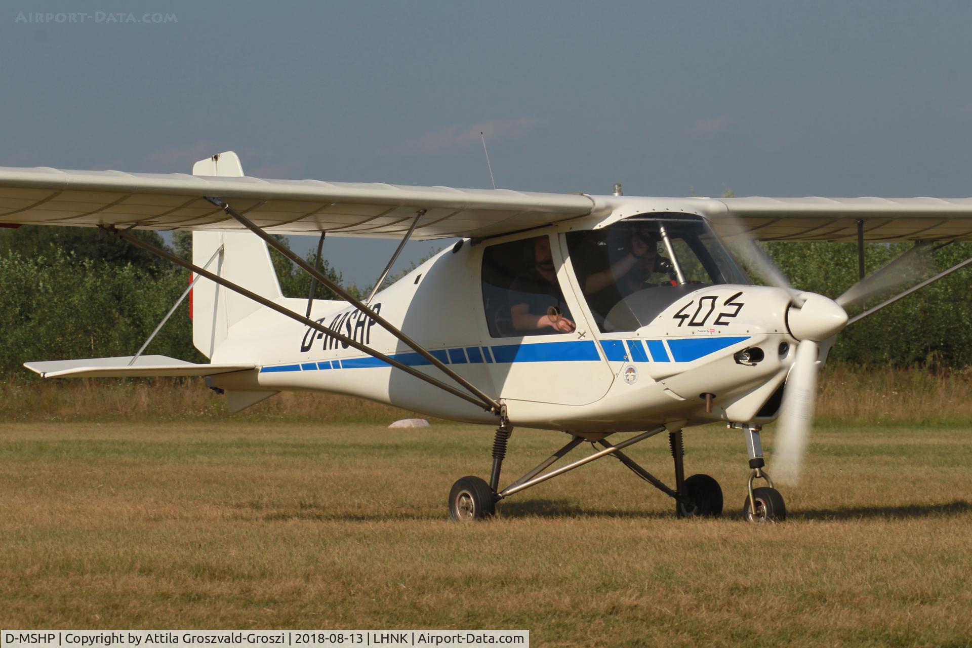 D-MSHP, Comco Ikarus C42 Cyclone C/N 0001-6236, Nagykanizsa Airport, Hungary. 16th FAI World Microlight Championship 2018 Nagykanizsa.