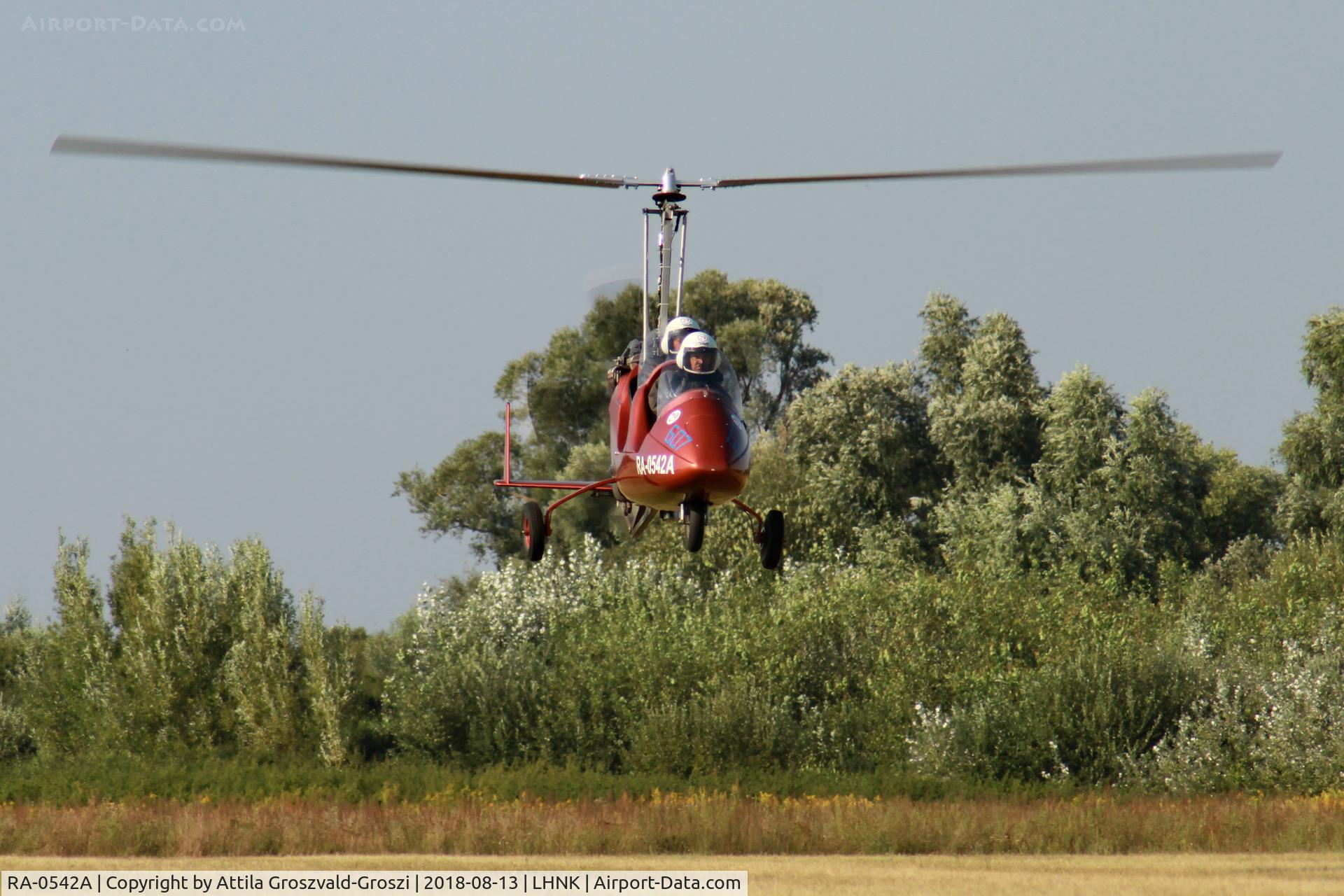 RA-0542A, TangoGyro Tango 2 C/N YEL.VS.03.3386, Nagykanizsa Airport, Hungary. 16th FAI World Microlight Championship 2018 Nagykanizsa.