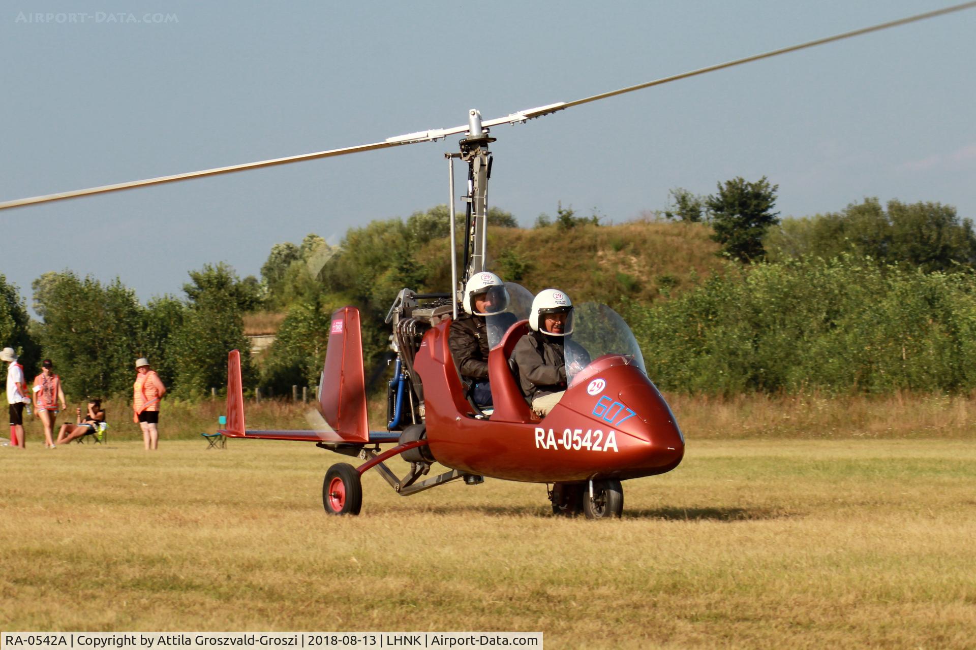 RA-0542A, TangoGyro Tango 2 C/N YEL.VS.03.3386, Nagykanizsa Airport, Hungary. 16th FAI World Microlight Championship 2018 Nagykanizsa.