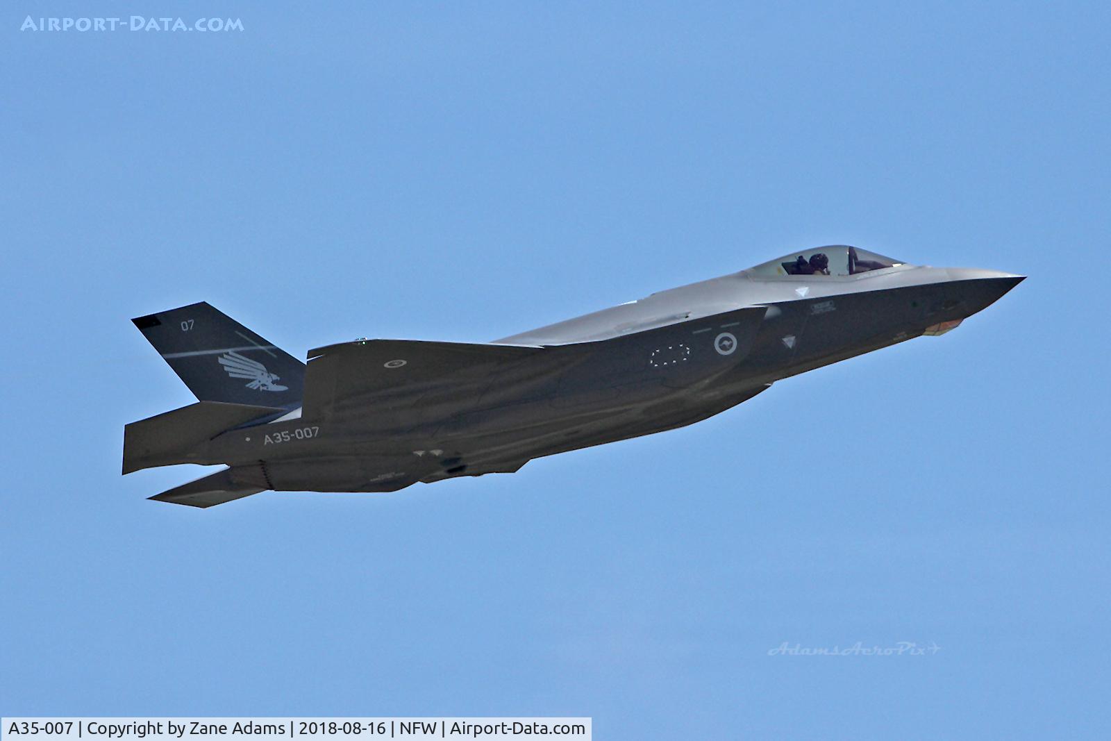 A35-007, 2018 Lockheed Martin F-35A Lightning II C/N AU-007, Australian F-35A departing NAS Fort Worth on a local Test Flight