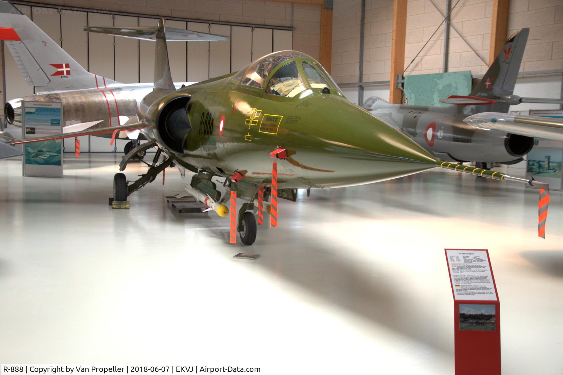 R-888, 1971 Canadair CF-104 Starfighter C/N 683A-1188, Royal Danish Air Force CF-104 Starfighter in Danmarks Flymuseum at Stauning airport