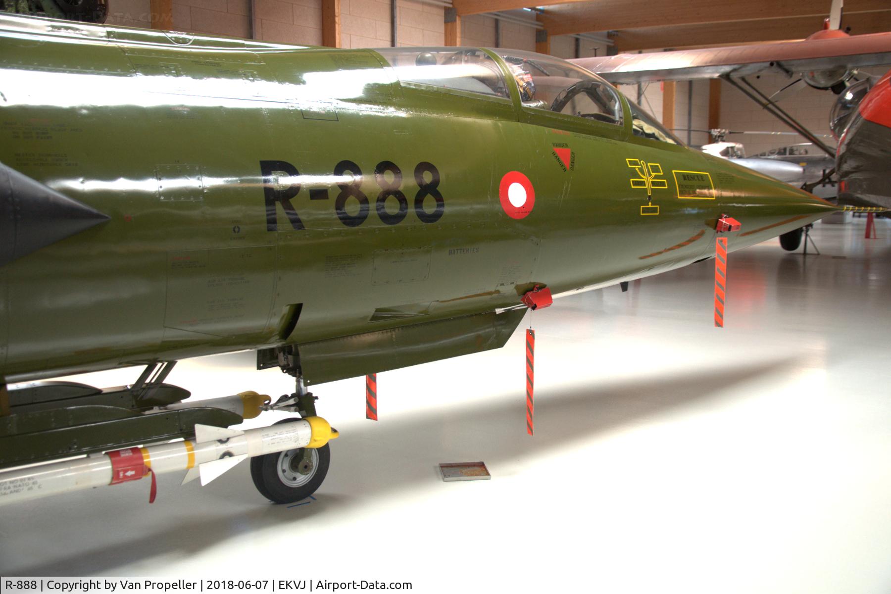 R-888, 1971 Canadair CF-104 Starfighter C/N 683A-1188, Royal Danish Air Force CF-104 Starfighter in Danmarks Flymuseum at Stauning airport