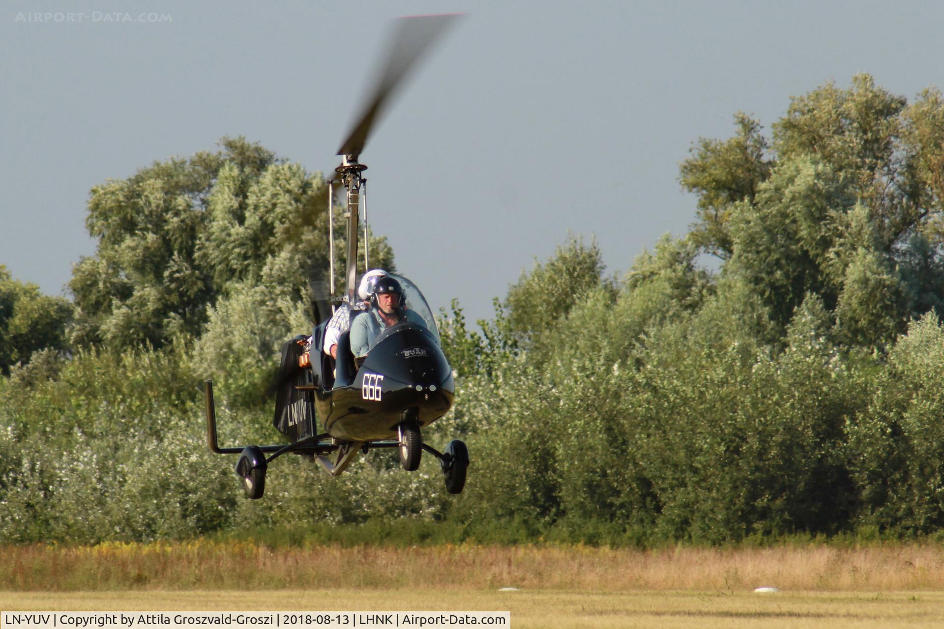 LN-YUV, 2010 Auto Gyro MTOSport C/N 10037-S, Nagykanizsa Airport, Hungary. 16th FAI World Microlight Championship 2018 Nagykanizsa.