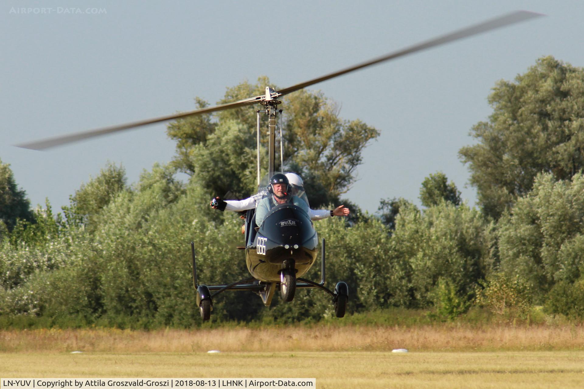 LN-YUV, 2010 Auto Gyro MTOSport C/N 10037-S, Nagykanizsa Airport, Hungary. 16th FAI World Microlight Championship 2018 Nagykanizsa.
