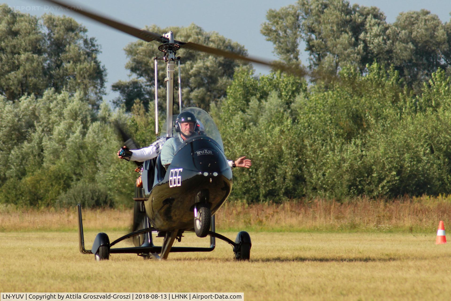 LN-YUV, 2010 Auto Gyro MTOSport C/N 10037-S, Nagykanizsa Airport, Hungary. 16th FAI World Microlight Championship 2018 Nagykanizsa.