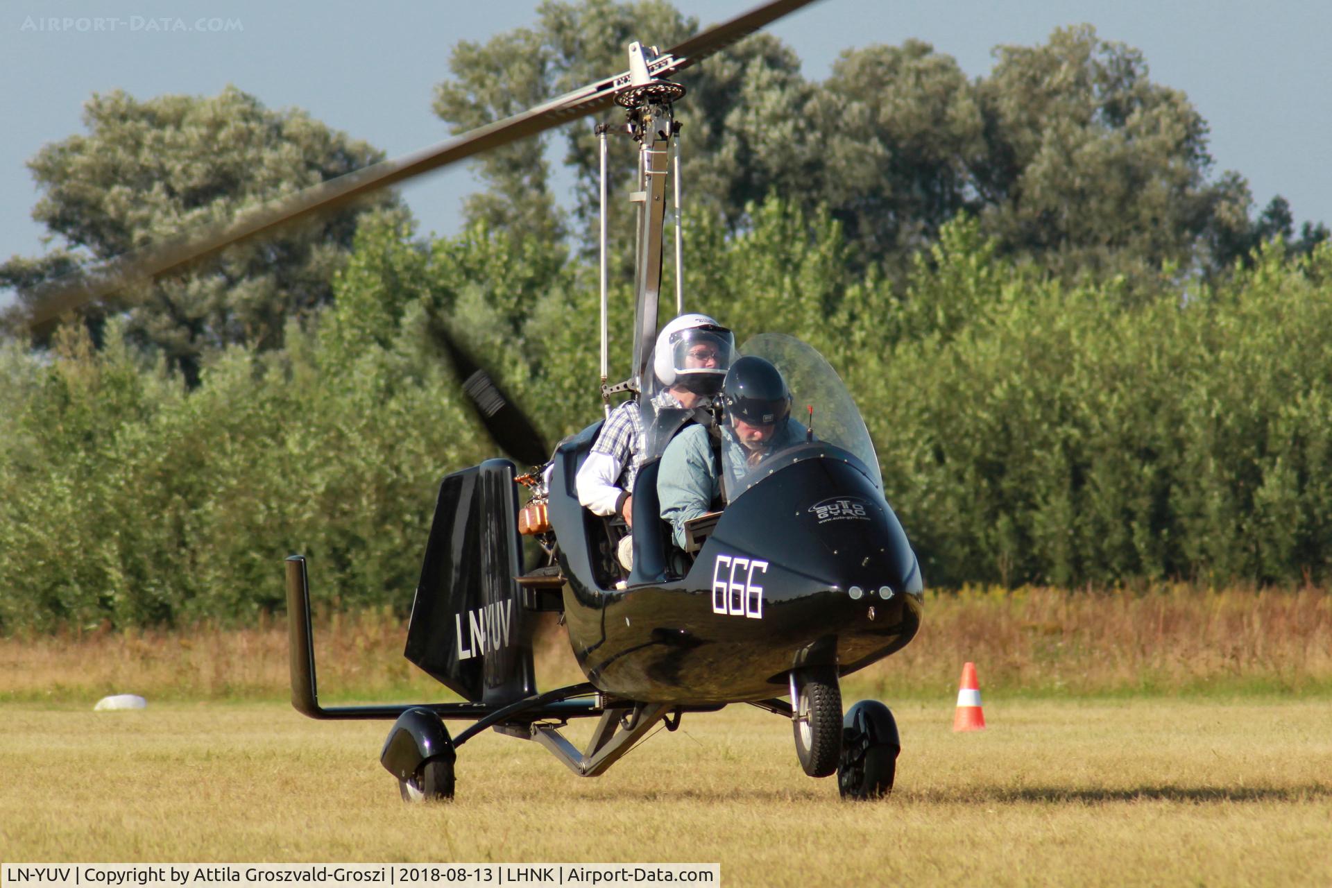 LN-YUV, 2010 Auto Gyro MTOSport C/N 10037-S, Nagykanizsa Airport, Hungary. 16th FAI World Microlight Championship 2018 Nagykanizsa.