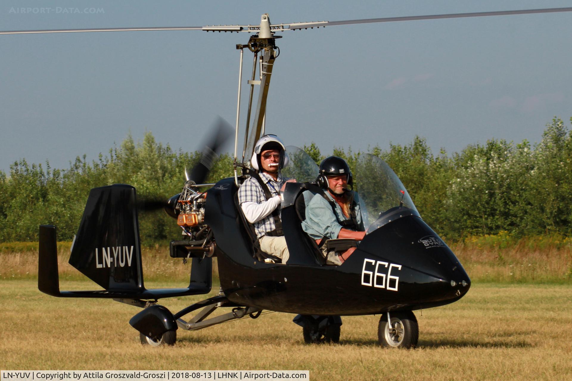 LN-YUV, 2010 Auto Gyro MTOSport C/N 10037-S, Nagykanizsa Airport, Hungary. 16th FAI World Microlight Championship 2018 Nagykanizsa.