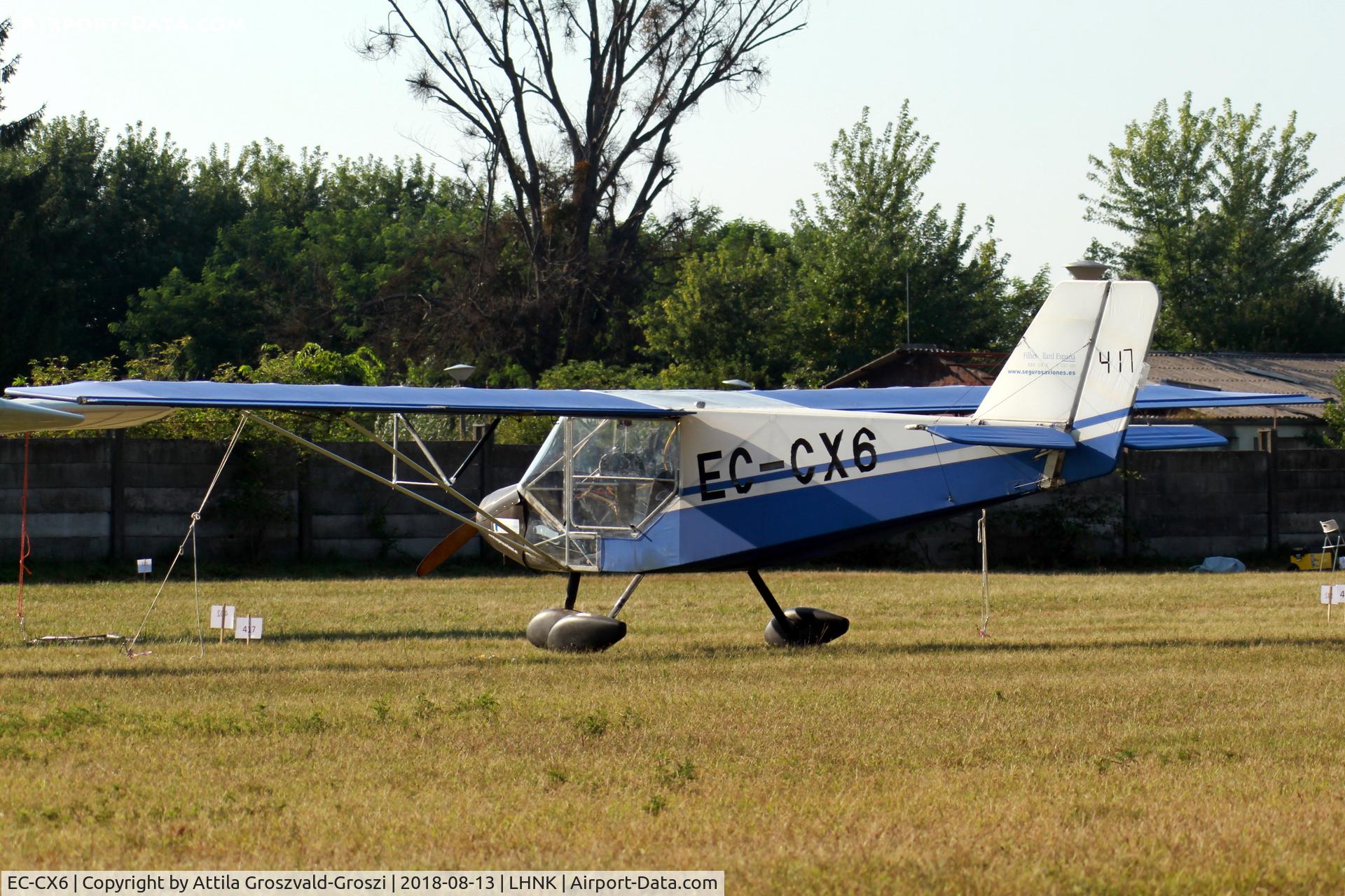 EC-CX6, Rans S-6ES Coyote II C/N S-6A-149, Nagykanizsa Airport, Hungary. 16th FAI World Microlight Championship 2018 Nagykanizsa.