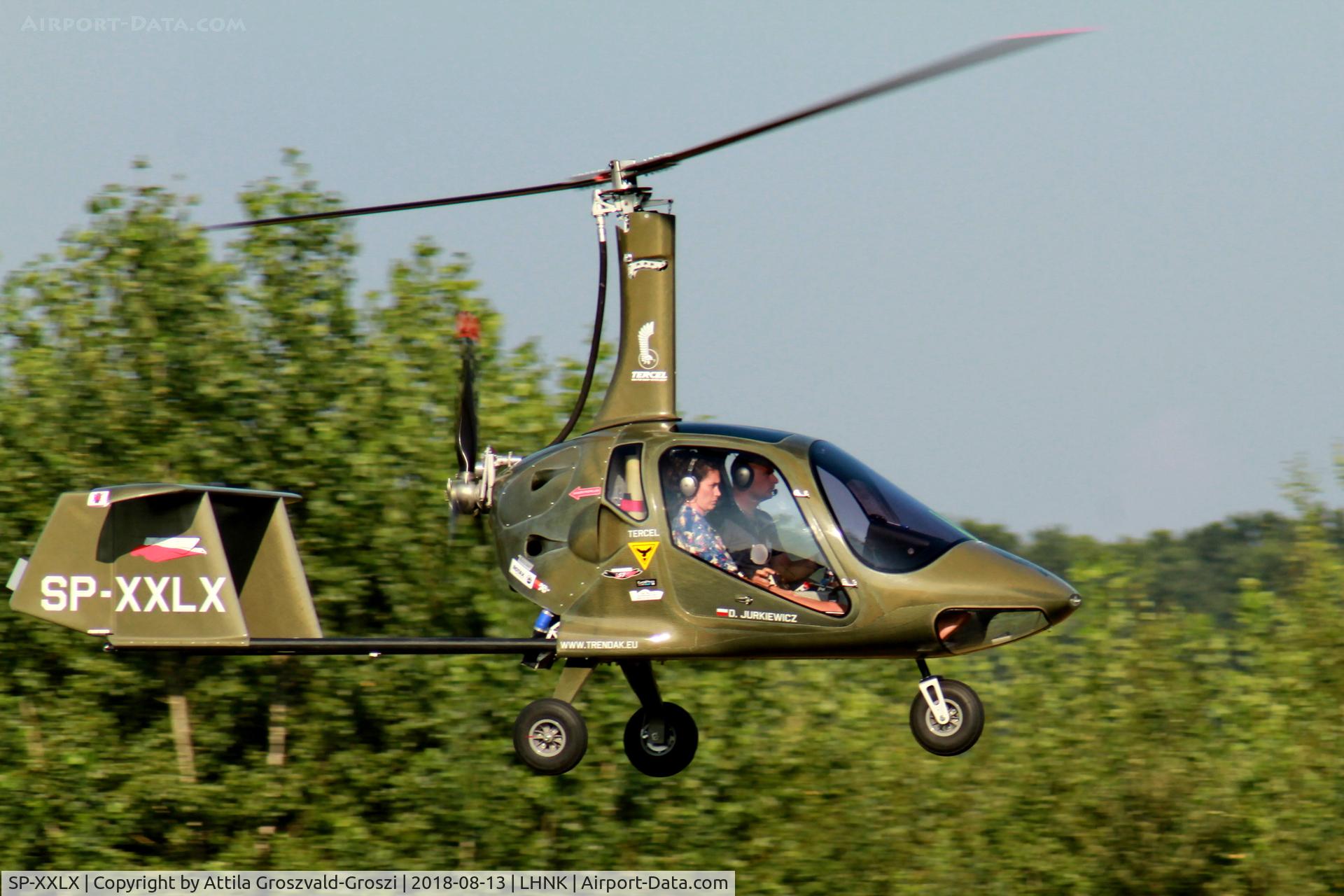 SP-XXLX, Aviation Artur Trendak Tercel C/N T&SF27717S, Nagykanizsa Airport, Hungary. 16th FAI World Microlight Championship 2018 Nagykanizsa.