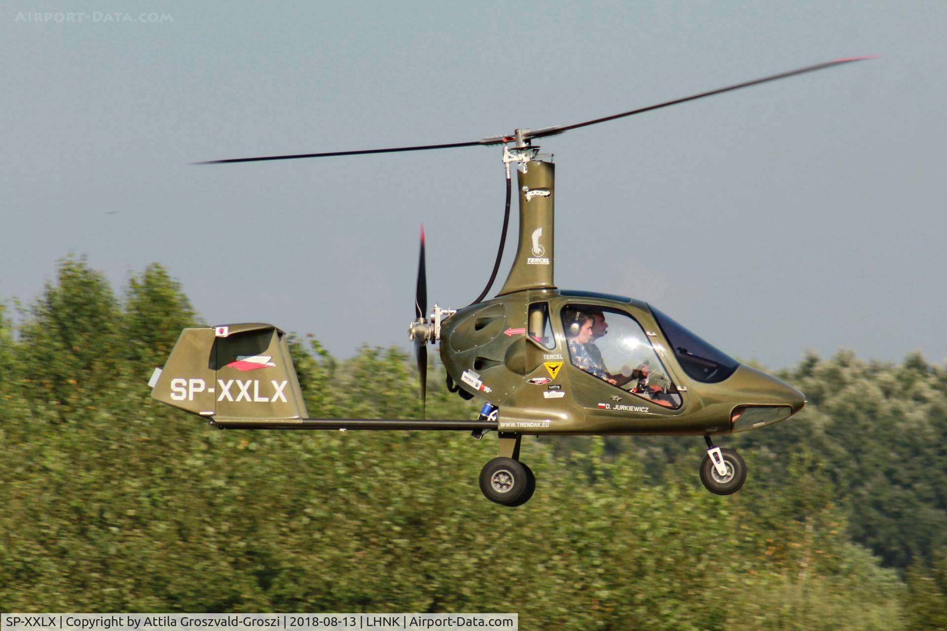 SP-XXLX, Aviation Artur Trendak Tercel C/N T&SF27717S, Nagykanizsa Airport, Hungary. 16th FAI World Microlight Championship 2018 Nagykanizsa.