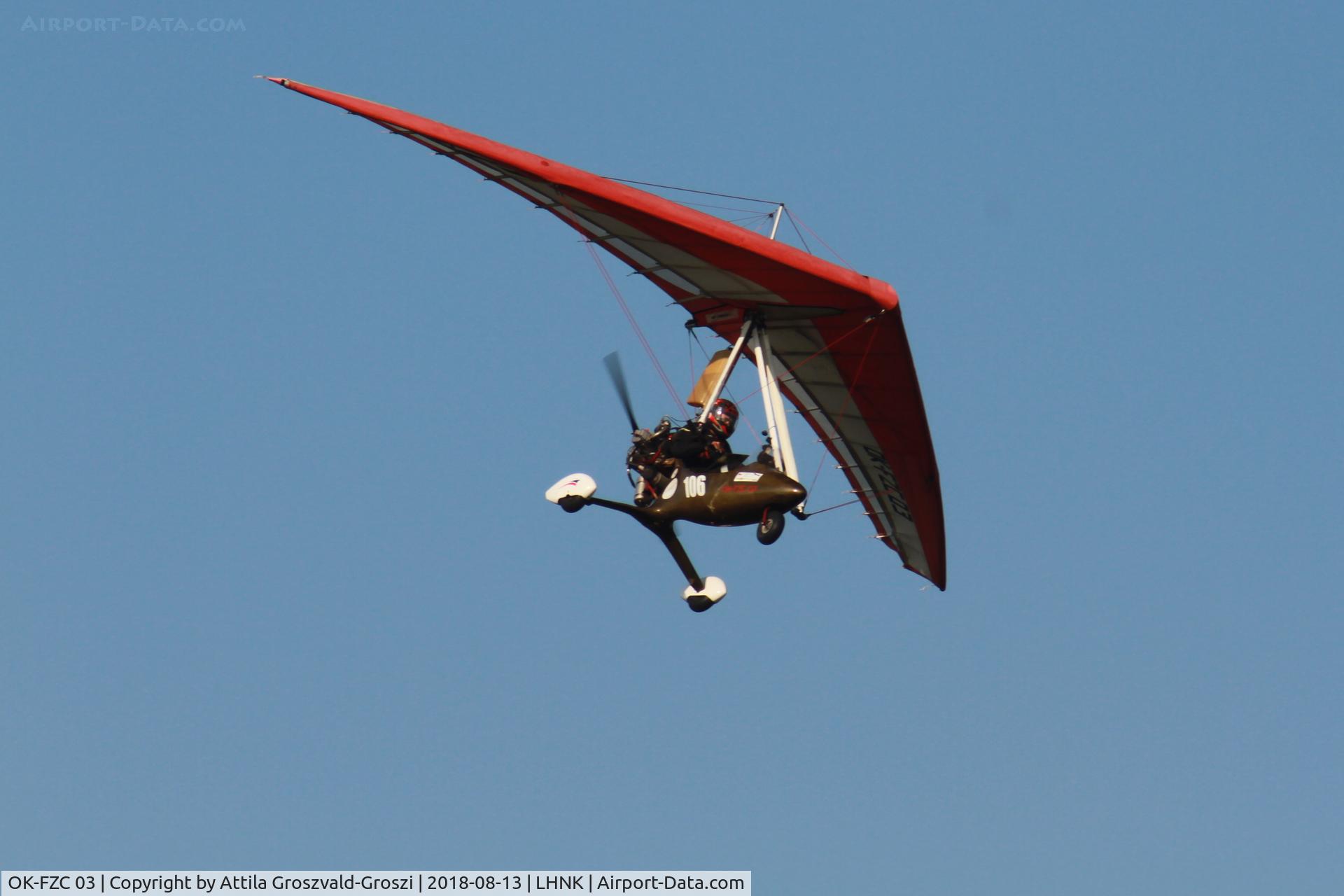 OK-FZC 03, Junkers Profly FITI 1 / Javrmil 10 C/N A30179-3173, Nagykanizsa Airport, Hungary. 16th FAI World Microlight Championship 2018 Nagykanizsa.