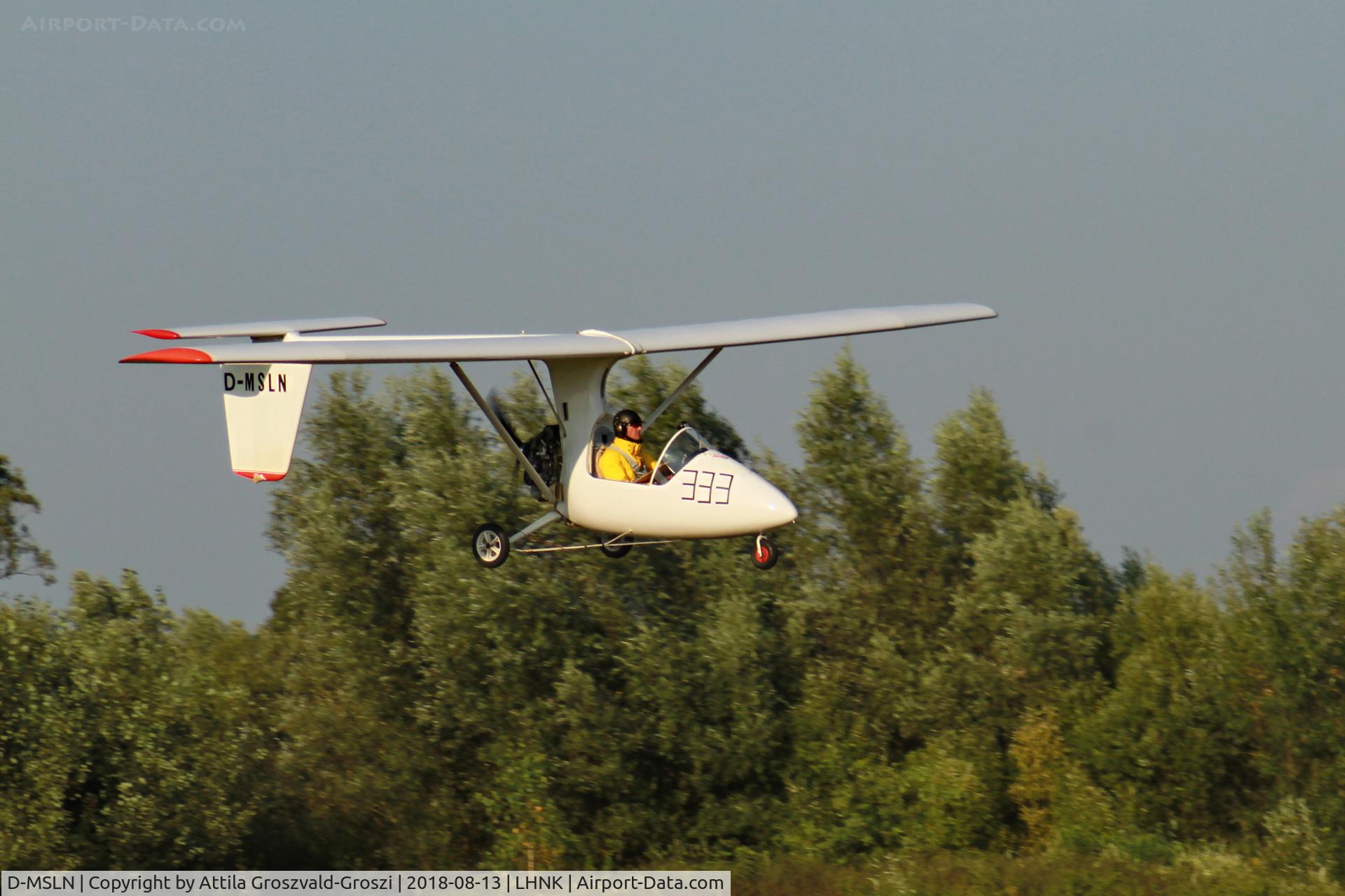 D-MSLN, Konsuprod Moskito 1b C/N 021, Nagykanizsa Airport, Hungary. 16th FAI World Microlight Championship 2018 Nagykanizsa.