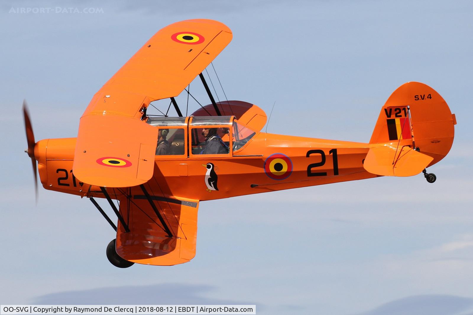 OO-SVG, 1951 Stampe-Vertongen SV-4B C/N 1163, Oldtimer Fly in Schaffen .