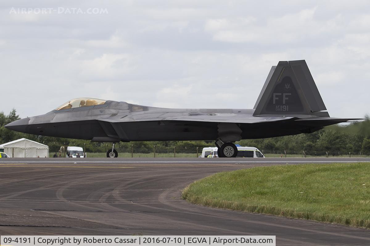 09-4191, 2009 Lockheed Martin F-22A Raptor C/N 645-4191, RIAT 2016