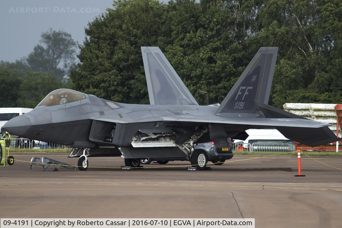 09-4191, 2009 Lockheed Martin F-22A Raptor C/N 645-4191, RIAT 2016