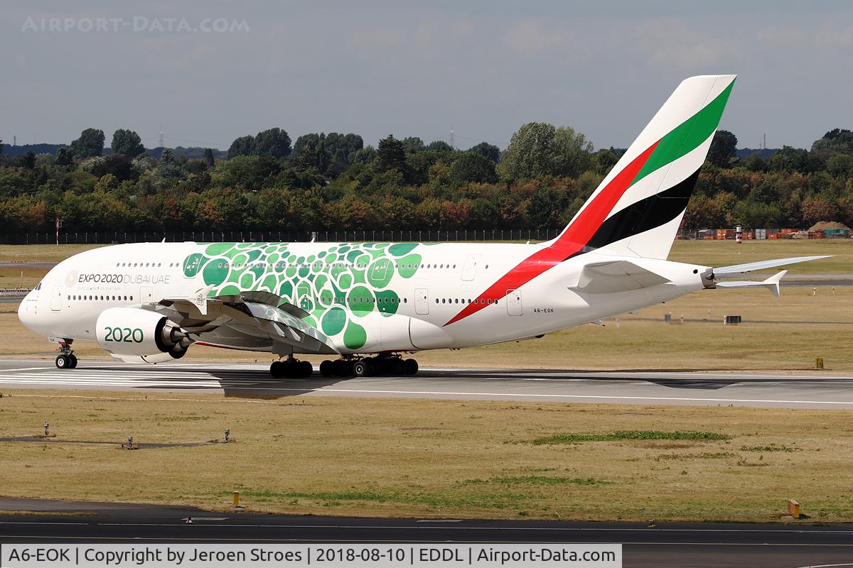A6-EOK, 2015 Airbus A380-861 C/N 184, eddl