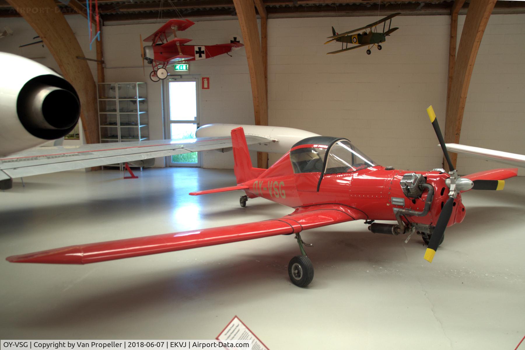 OY-VSG, 1998 Hummel Hummel Bird C/N 95-06, Homebuilt Hummel Bird preserved in Danmarks Flymuseum at Stauning airport