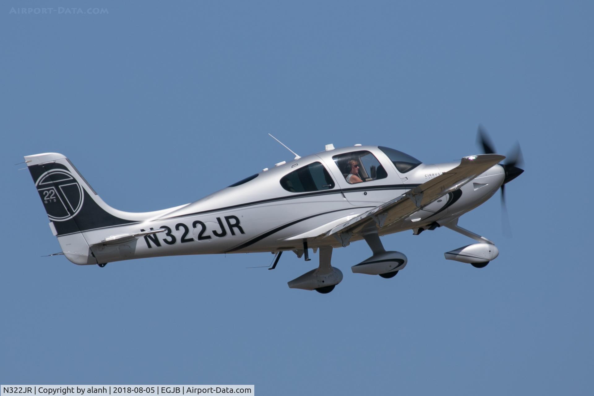 N322JR, Cirrus SR22T GTS C/N 0374, Departing Guernsey