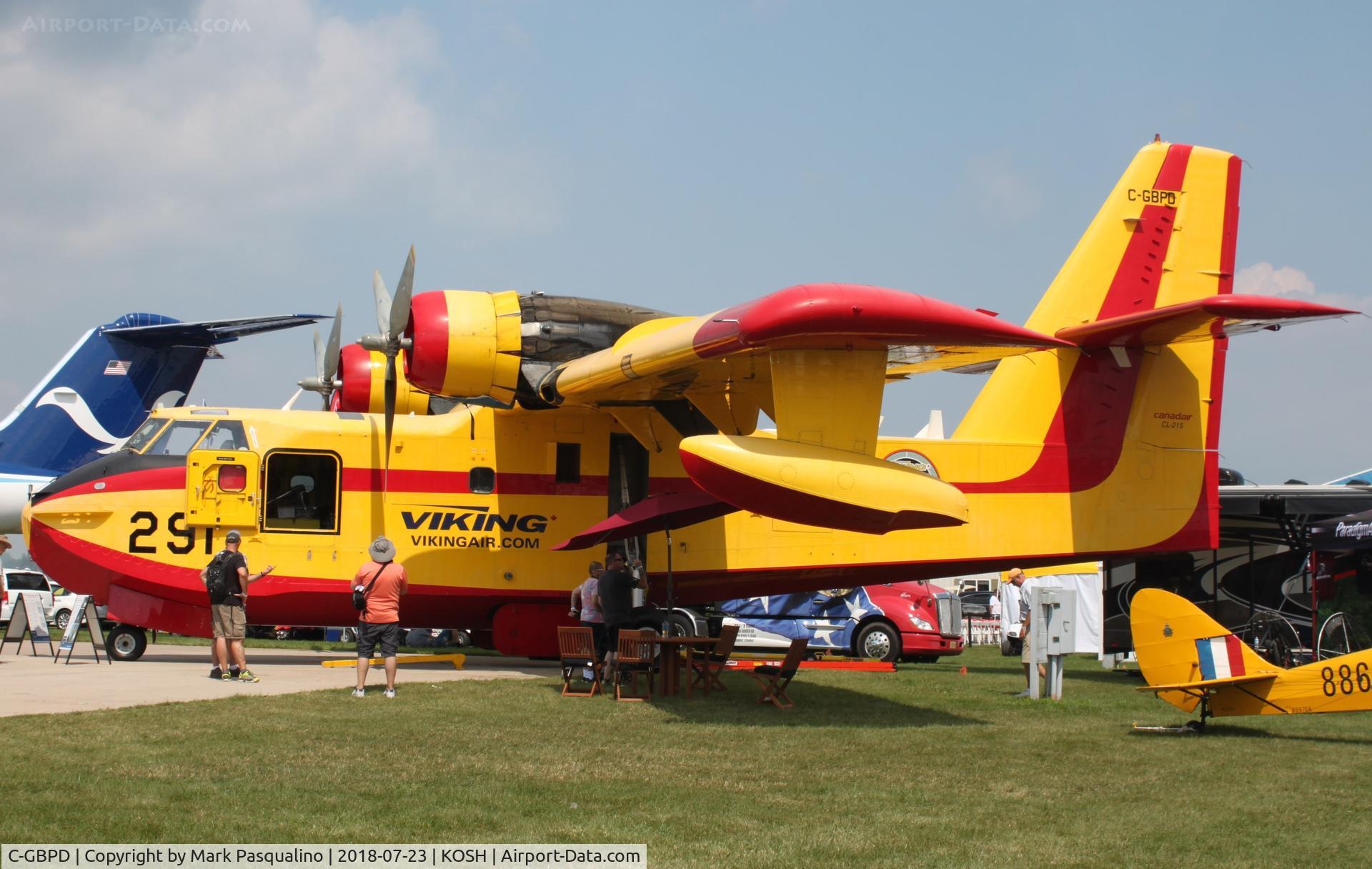 C-GBPD, 1985 Canadair CL-215-V (CL-215-1A10) C/N 1084, Canadair CL-215-V