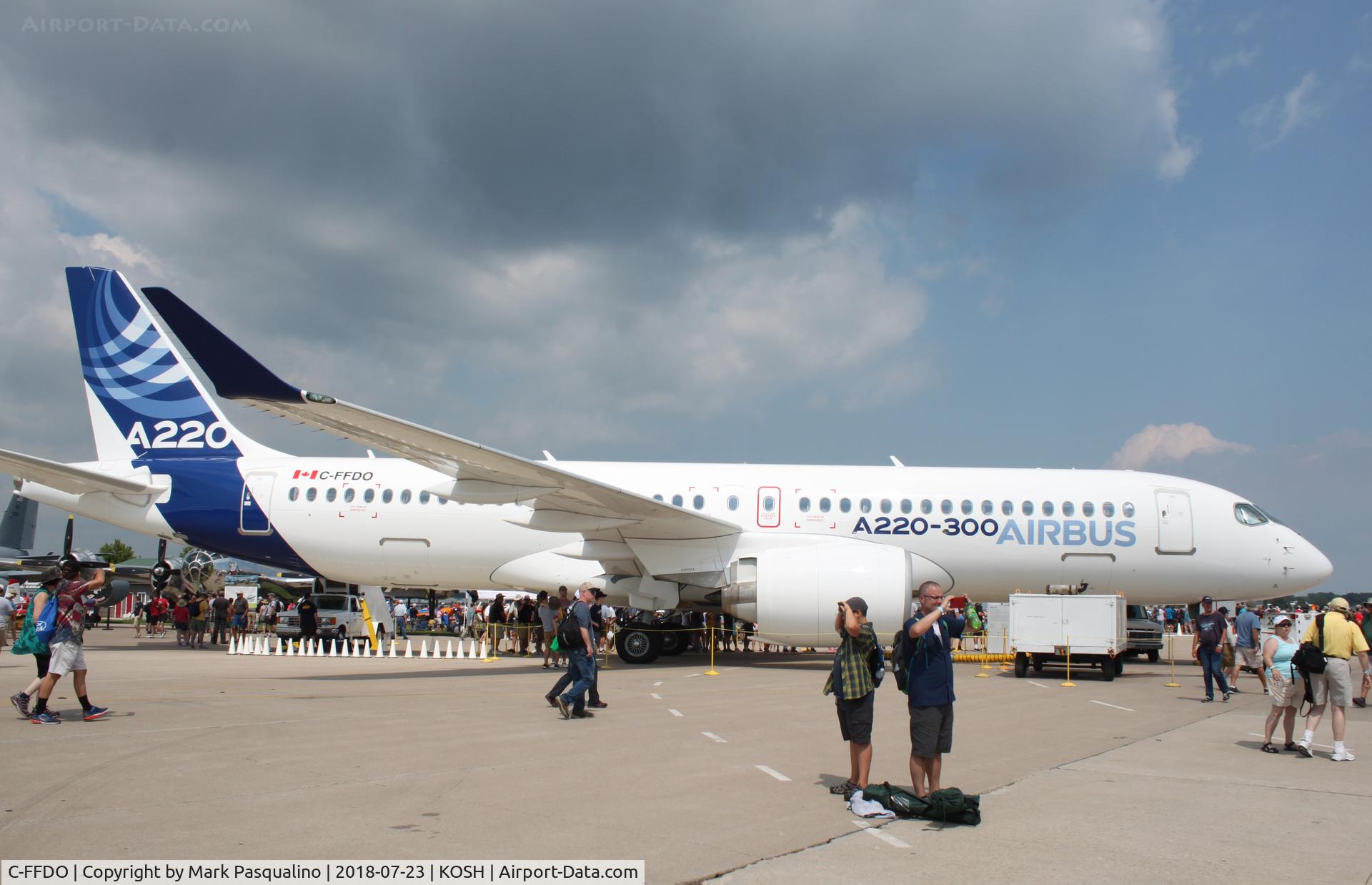 C-FFDO, 2015 Bombardier CSeries CS300 (BD-500-1A11) C/N 55002, Airbus A220-300