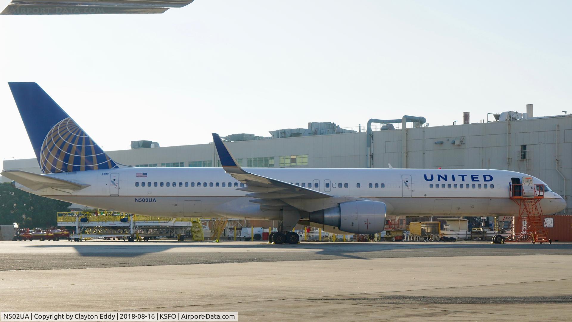 N502UA, 1989 Boeing 757-222 C/N 24623, SFO 2018.