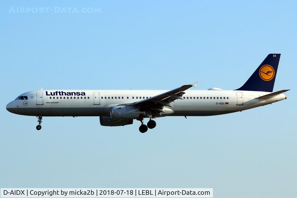 D-AIDX, 2015 Airbus A321-231 C/N 6451, Landing