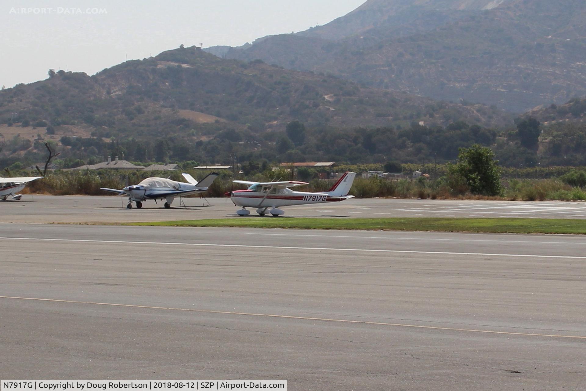 N7917G, 1970 Cessna 172L C/N 17259617, 1970 Cessna 172L SKYHAWK, Lycoming O-320-E2D 150 Hp, taxi warmup to Rwy 22
