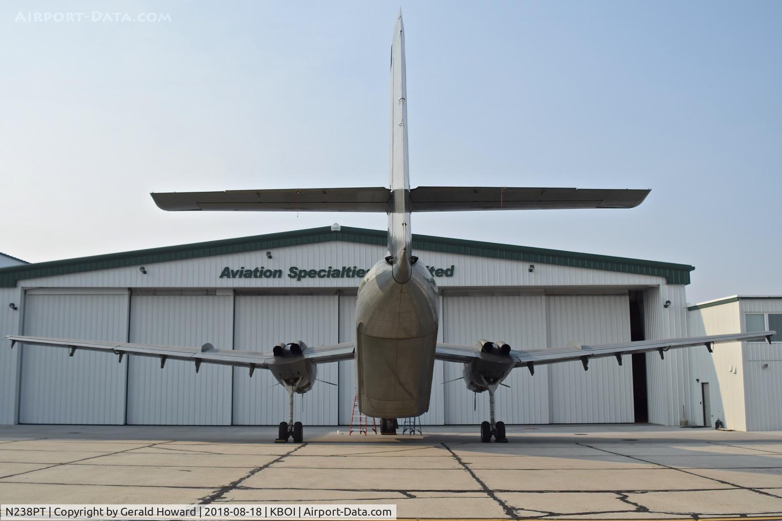 N238PT, 1965 De Havilland Canada DHC-4A Caribou C/N 238, Parked on the south GA ramp.