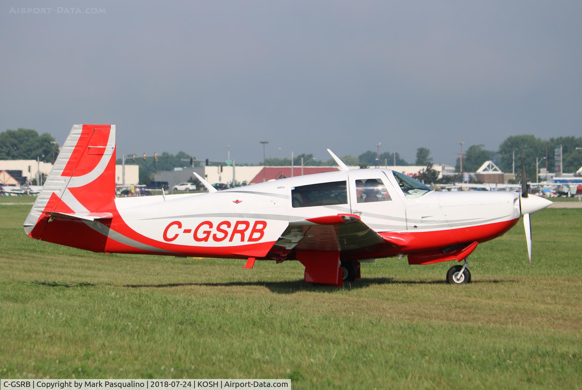 C-GSRB, 1983 Mooney M20K C/N 25-0772, Mooney M20K