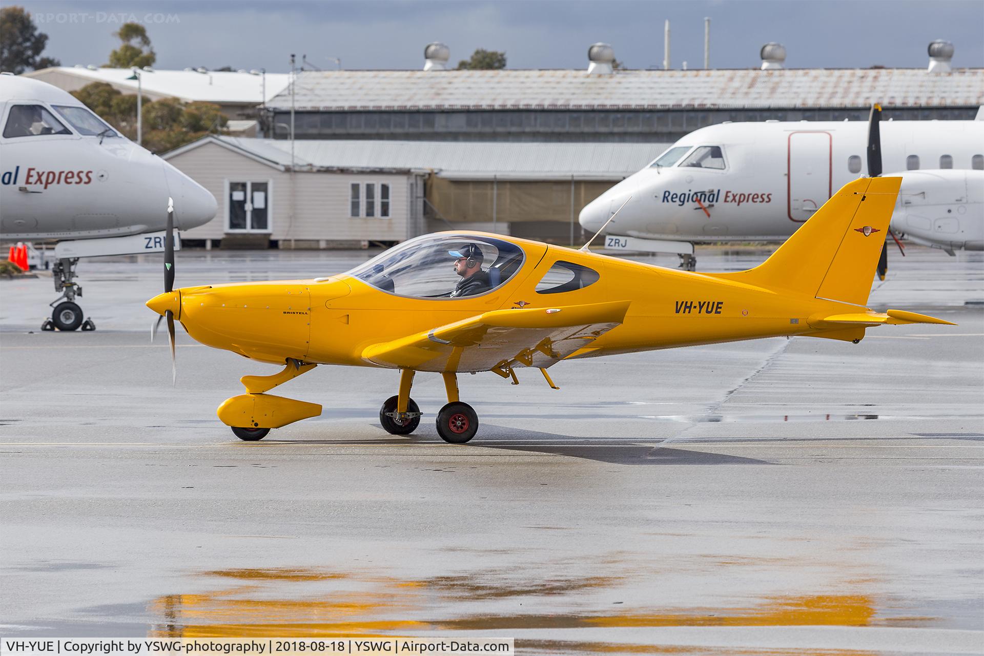 VH-YUE, 2017 BRM Aero Bristell NG5 LSA C/N 269, Soar Aviation (VH-YUE) BRM Aero Bristell NG 5 LSA taxiing at Wagga Wagga Airport