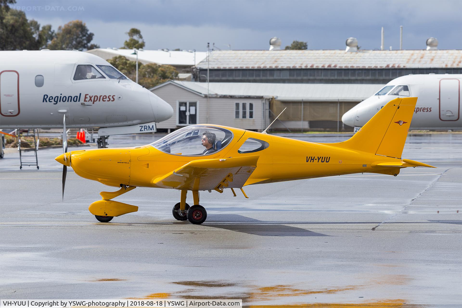VH-YUU, 2017 BRM Aero Bristell NG5 LSA C/N 274, Soar Aviation (VH-YUU) BRM Aero Bristell NG 5 LSA taxiing at Wagga Wagga Airport