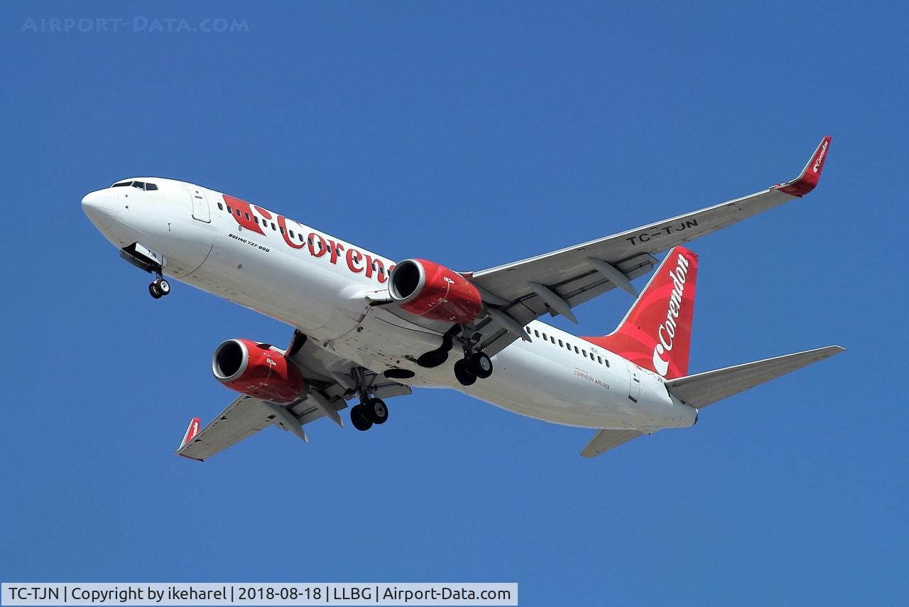 TC-TJN, 2000 Boeing 737-85P C/N 28535, Flight from Antalya, Turkey.