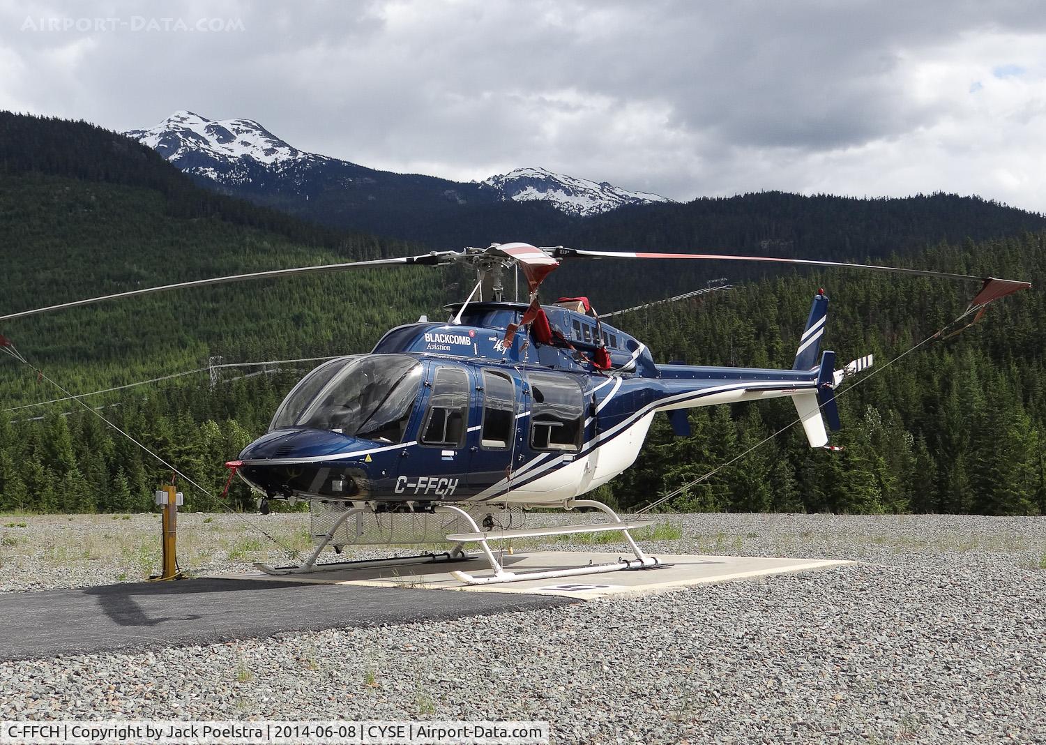 C-FFCH, 2008 Bell 407 C/N 53851, C-FFCH of Blackcomb Aviation at Squamish