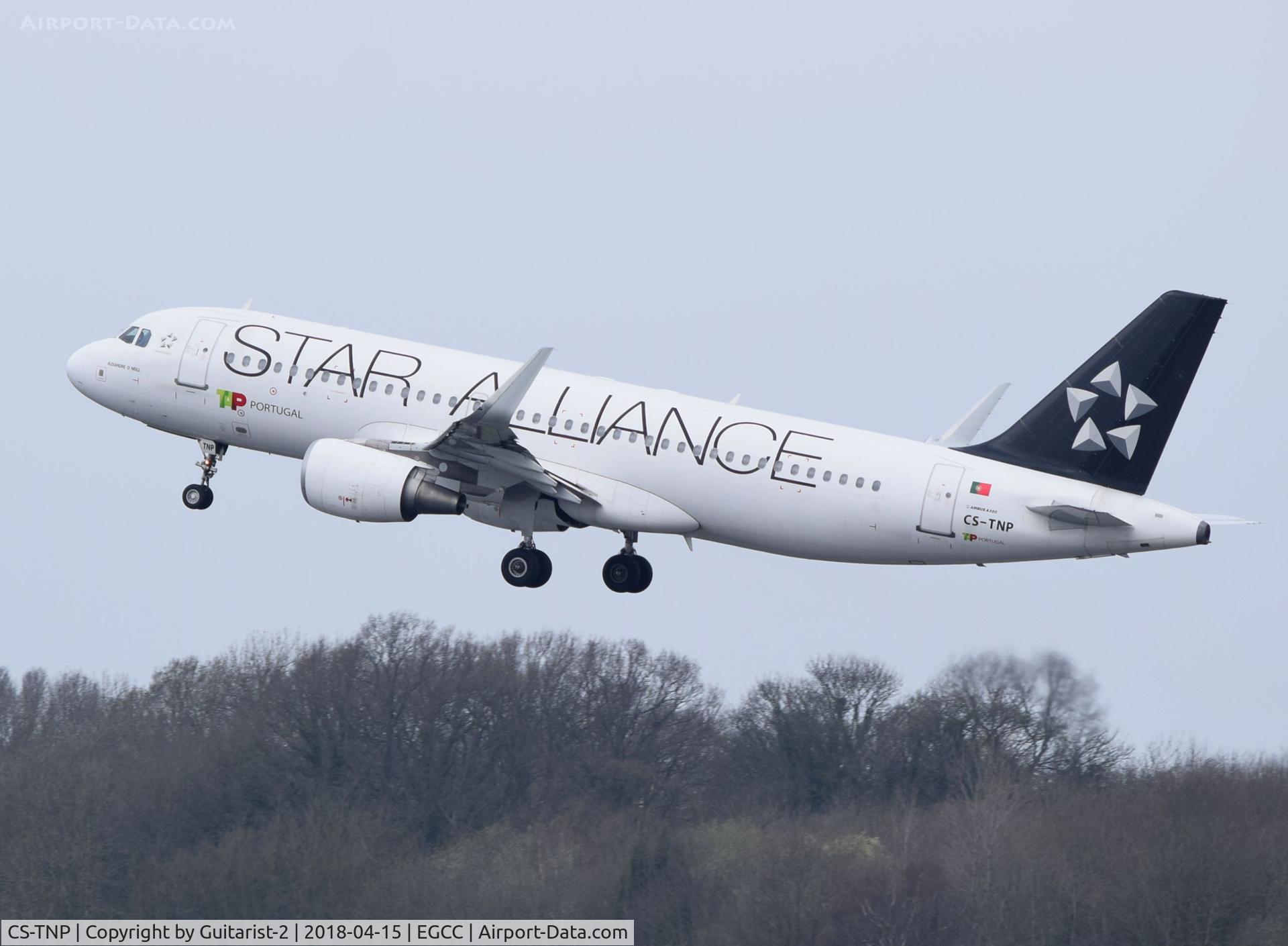 CS-TNP, 2004 Airbus A320-214 C/N 2178, At Manchester