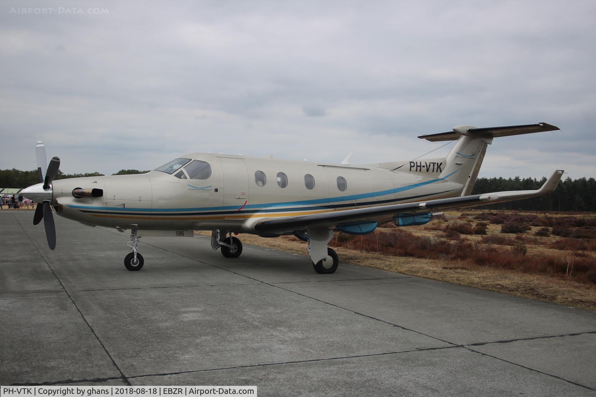 PH-VTK, 2004 Pilatus PC-12/45 C/N 595, Visiting EBZR