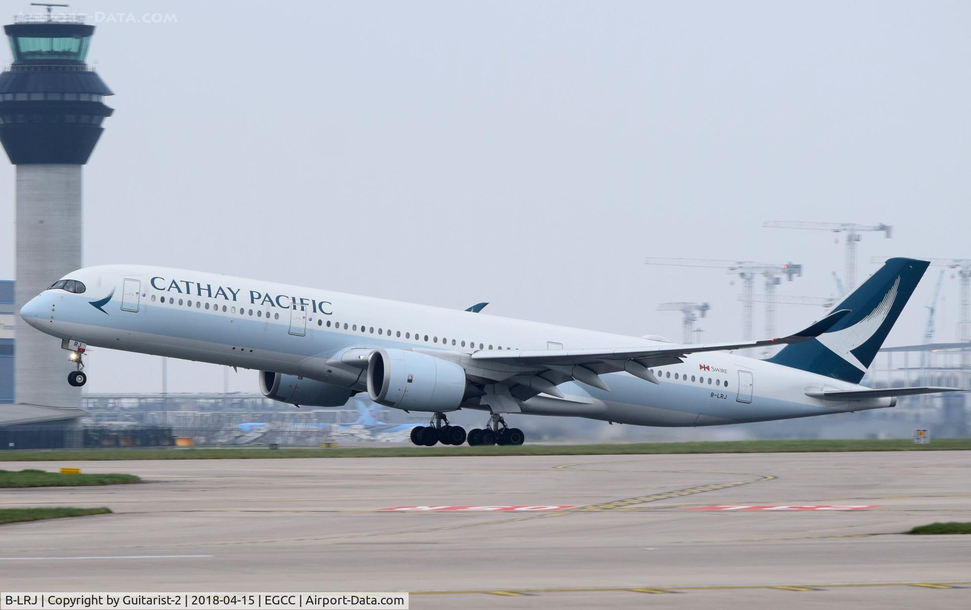 B-LRJ, 2016 Airbus A350-941 C/N 061, At Manchester