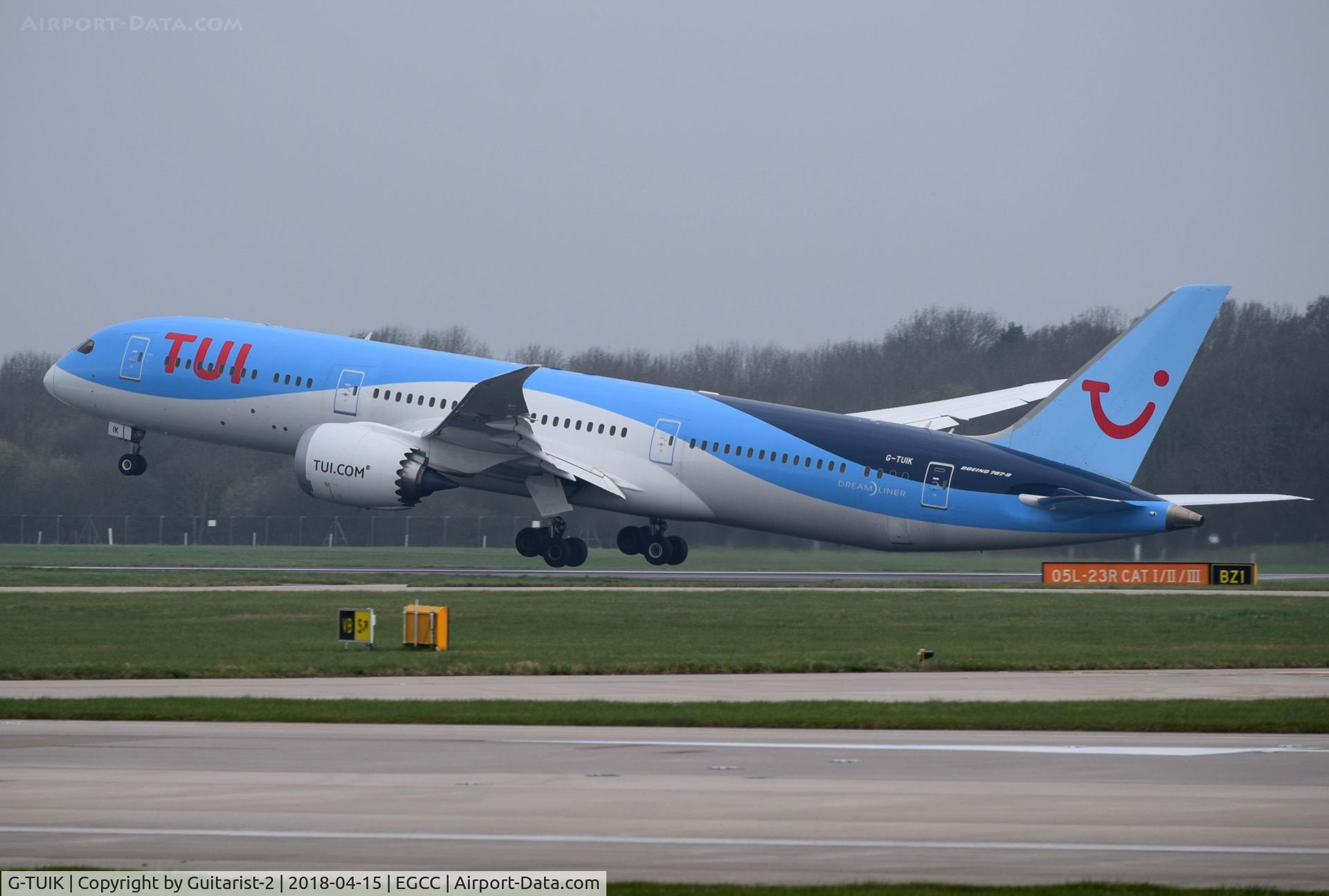 G-TUIK, 2017 Boeing 787-9 Dreamliner C/N 44579, At Manchester