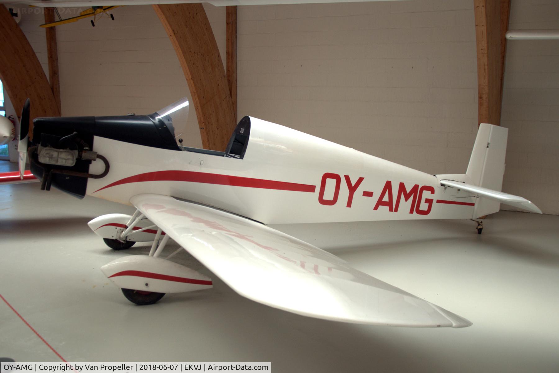 OY-AMG, 1962 Druine D.31 Turbulent C/N 274, Druine D.31 Turbulent in Danmarks Flymuseum at Stauning airport
