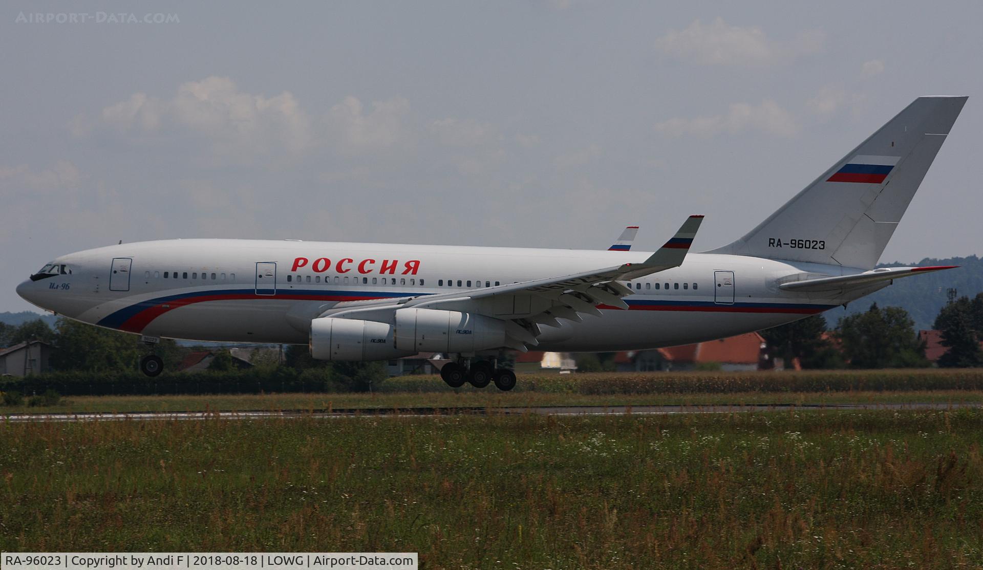 RA-96023, 2016 Ilyushin IL-96-300 C/N 74393203023, Ilyushin IL-96-300 - Rossiya - Special Flight Squadron