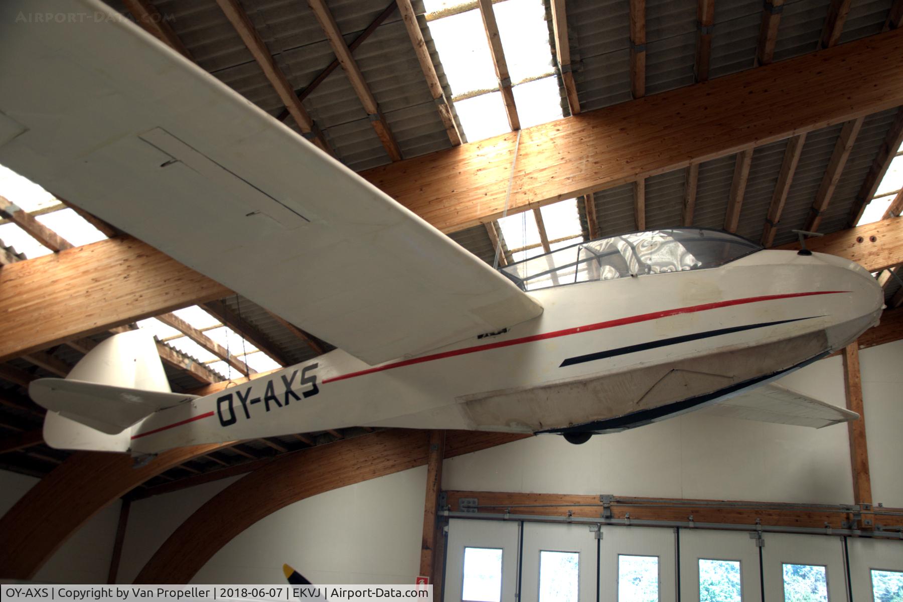 OY-AXS, 1954 Scheibe Bergfalke II C/N 01, Scheibe Bergfalke II in Danmarks Flymuseum at Stauning airport