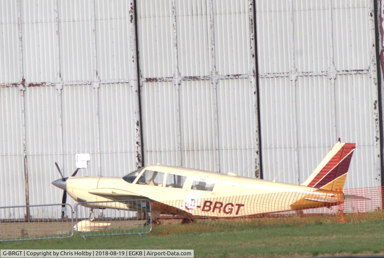 G-BRGT, 1965 Piper PA-32-260 Cherokee Six Cherokee Six C/N 32-658, Parked outside the Oriens Hangar Biggin Hill