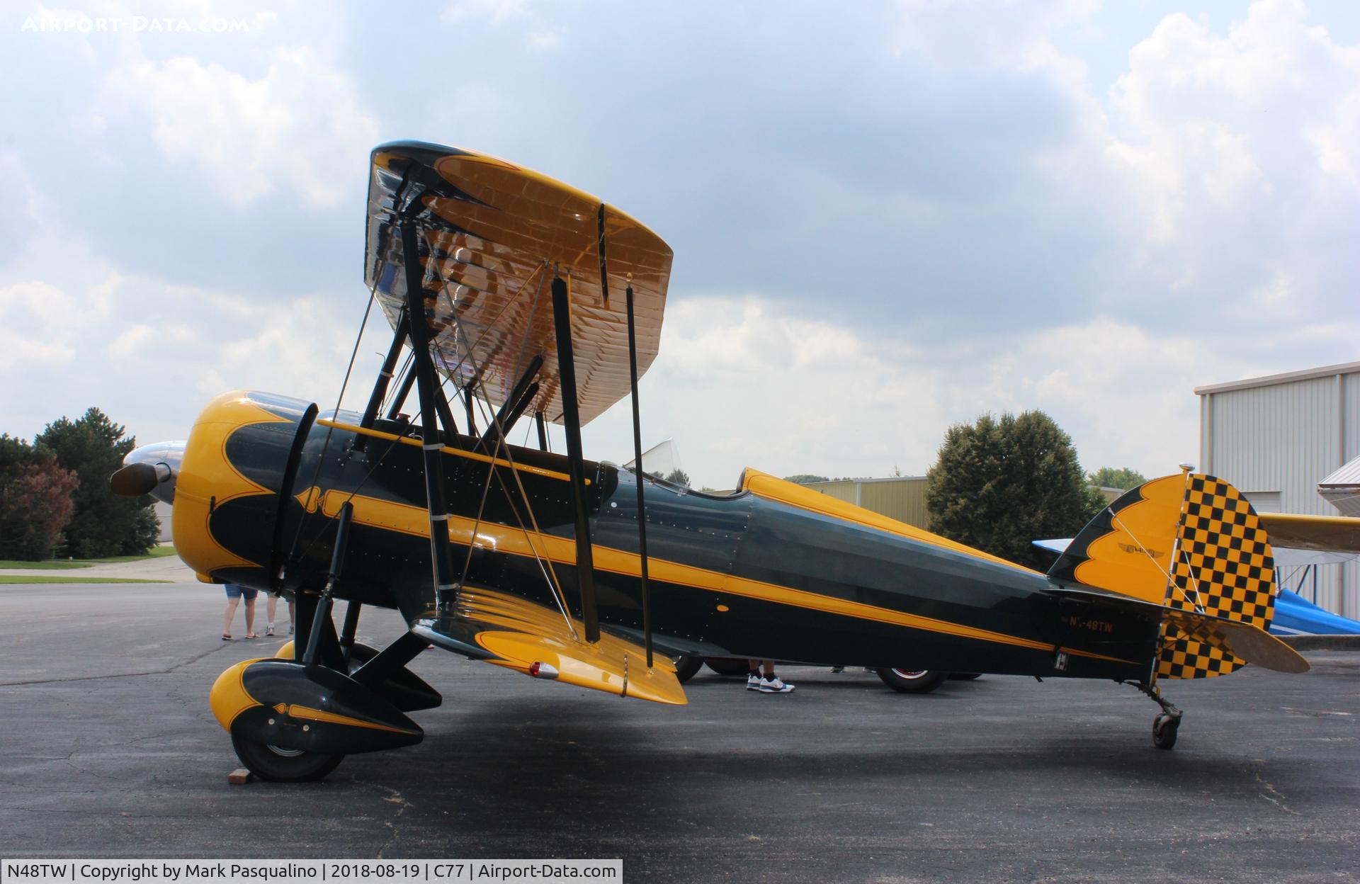 N48TW, 2003 WACO Taperwing T-10 Replica C/N 2501, Waco Taperwing T-10 Replica