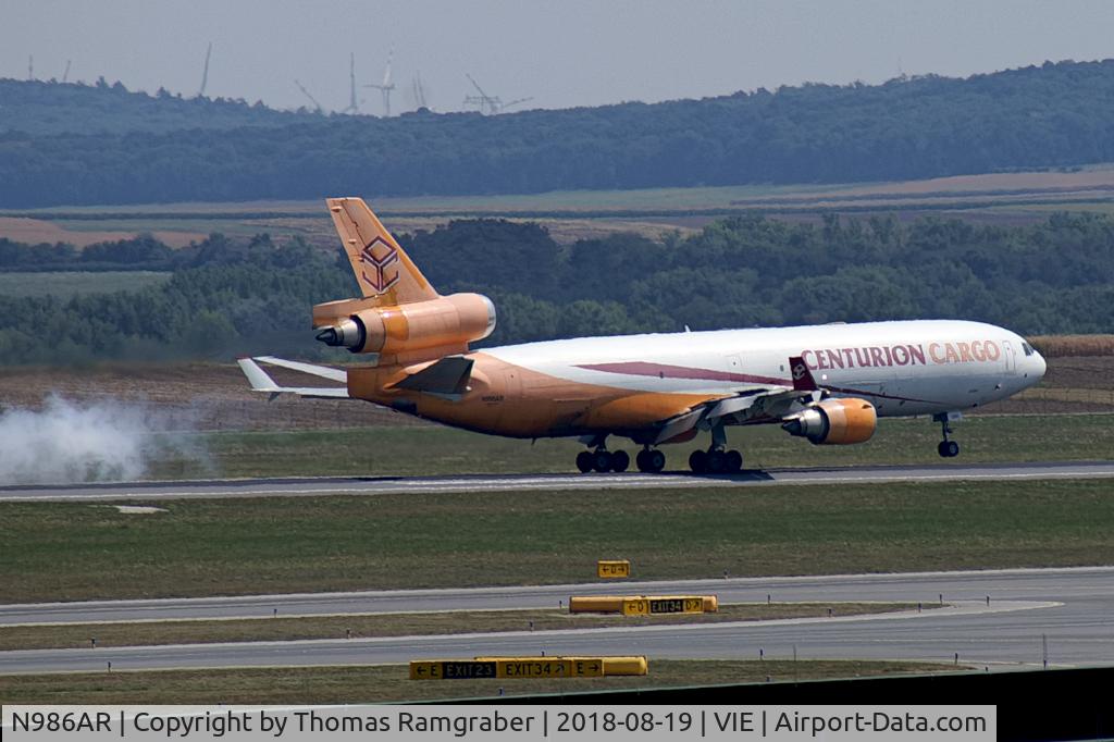 N986AR, 1991 McDonnell Douglas MD-11F C/N 48426, Centurion Air Cargo (Sky Lease 1) MD-11F