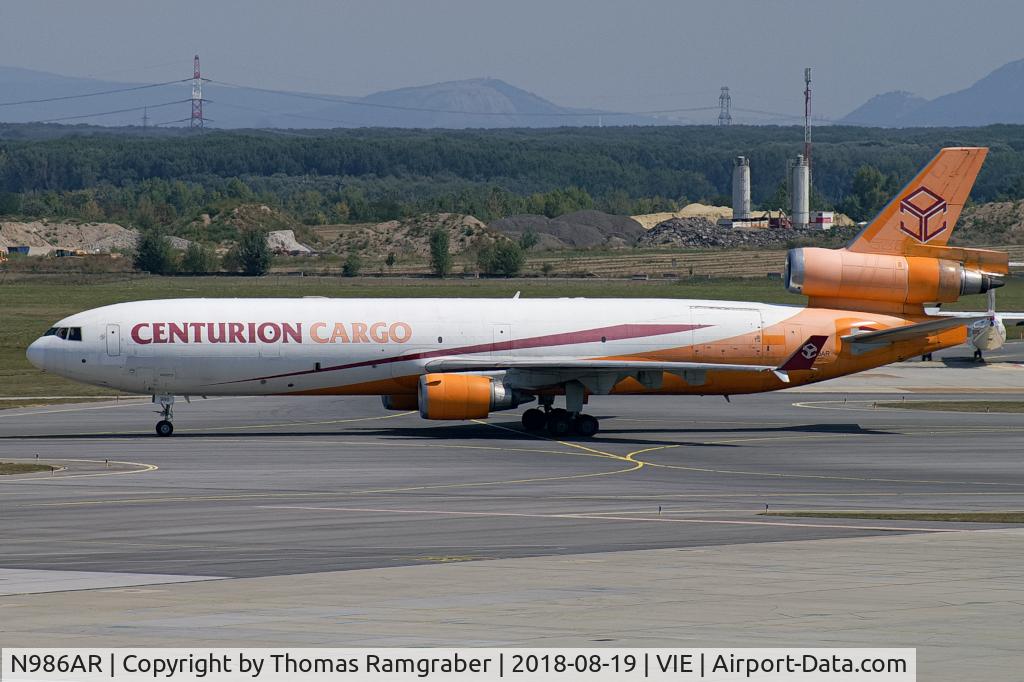 N986AR, 1991 McDonnell Douglas MD-11F C/N 48426, Centurion Air Cargo (Sky Lease 1) MD-11F