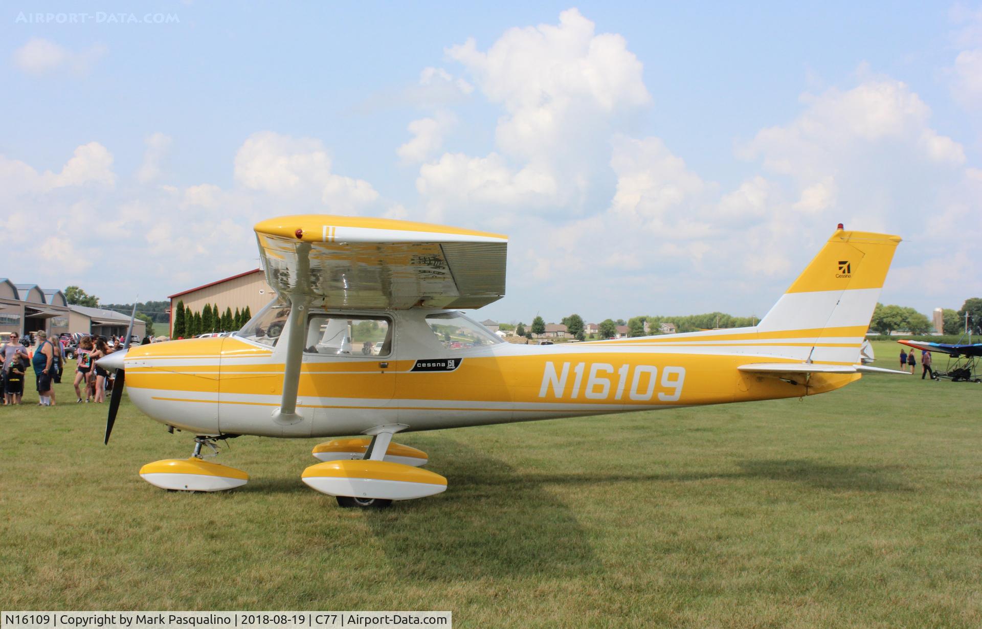N16109, 1972 Cessna 150L C/N 15073483, Cessna 150L