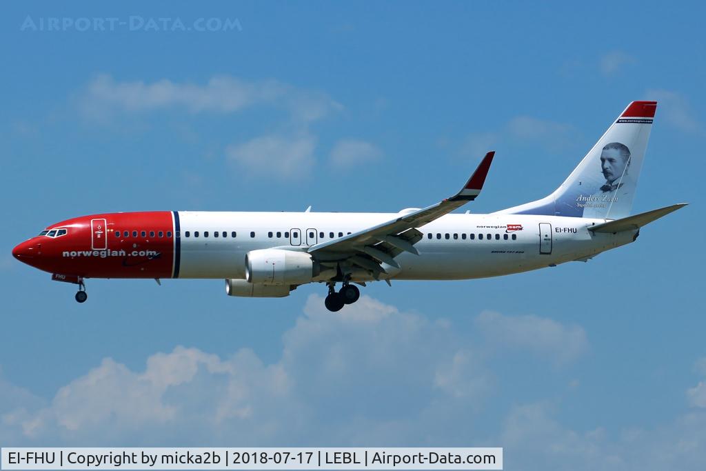 EI-FHU, 2012 Boeing 737-8JP C/N 39019, Landing